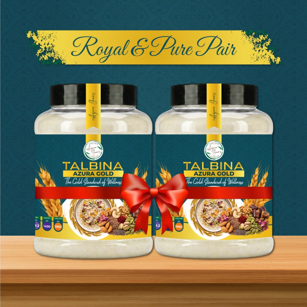 Royal & Pure Pair – 2 Azura Gold Talbina Bundle | Azura Grains