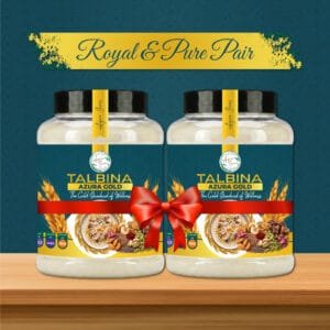 Royal & Pure Pair – 2 Azura Gold Talbina Bundle | Azura Grains